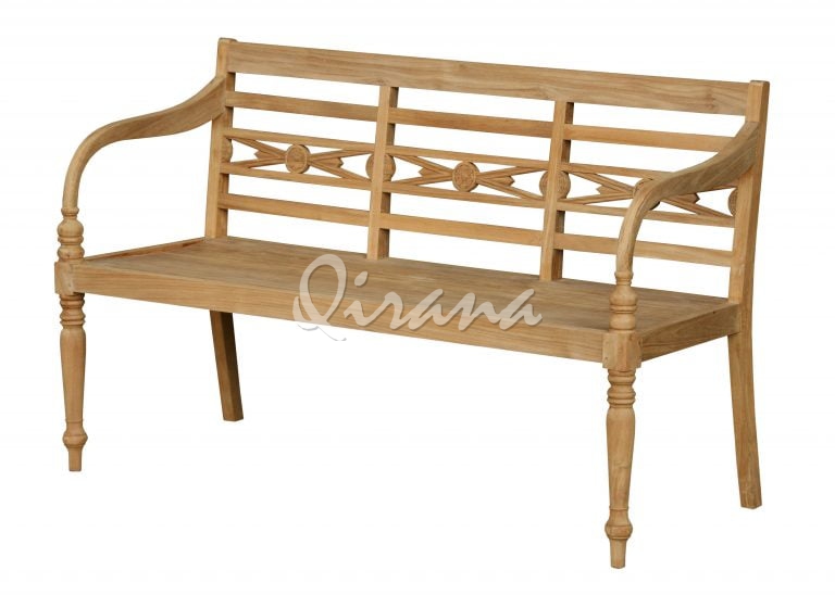 MALAKA BENCH 150 CM - Indonesia Teak Garden Furniture Manufacturer